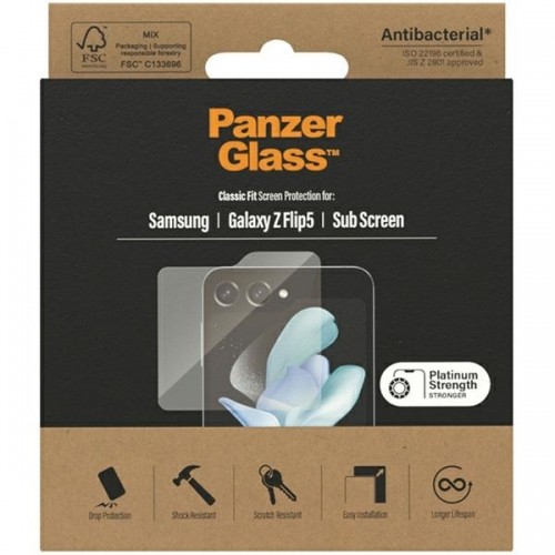 PanzerGlass Classic Fit Sam Z Flip5 F731 Screen Protection Antibacterial 7337 image 3