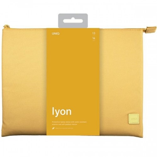 UNIQ etui Lyon laptop Sleeve 14" żółty|canary yellow Waterproof RPET image 3