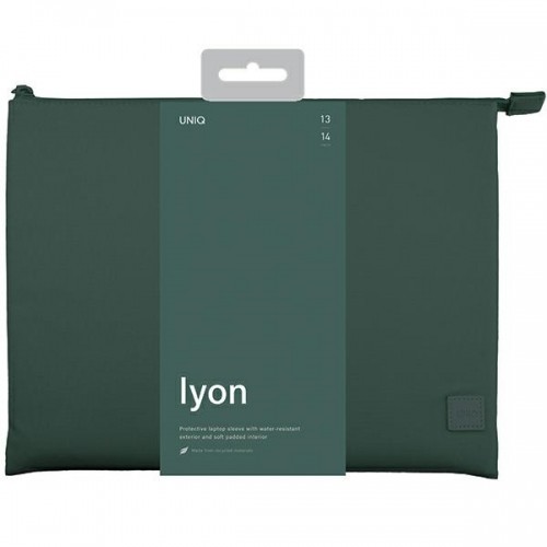 UNIQ etui Lyon laptop Sleeve 14" zielony|forest green Waterproof RPET image 3