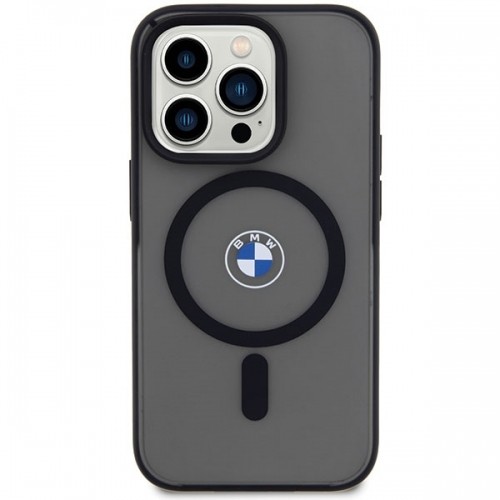 Etui BMW BMHMP14LDSLK iPhone 14 Pro 6.1" czarny|black hardcase Signature MagSafe image 3