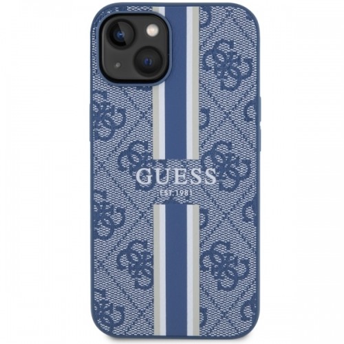 Guess GUHMP14MP4RPSB iPhone 14 Plus 6,7" niebieski|blue hardcase 4G Printed Stripes MagSafe image 3