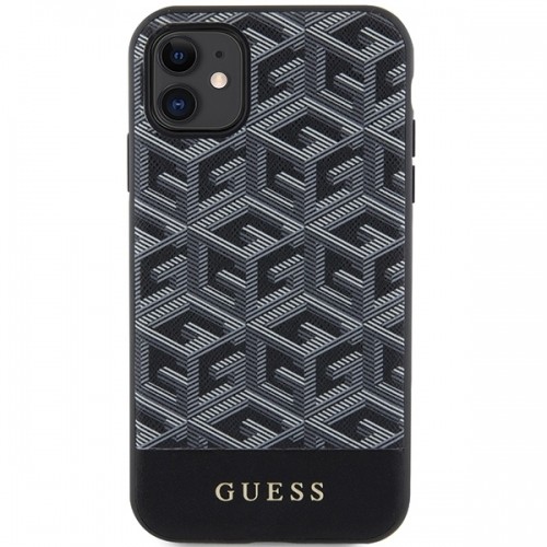 Guess PU G Cube MagSafe Compatible Case for iPhone 11 Black image 3