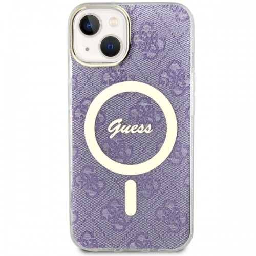 Guess GUHMP14MH4STU iPhone 14 Plus 6.7" purpurowy|purple hardcase 4G MagSafe image 3