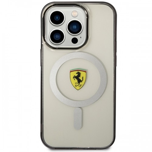 Ferrari FEHMP14XURKT iPhone 14 Pro Max 6.7" przezroczysty|transparent hardcase Outline Magsafe image 3