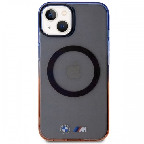 Etui BMW BMHMP14SHTGE iPhone 14 6.1" szary|grey hardcase Gradient Bumper MagSafe image 3