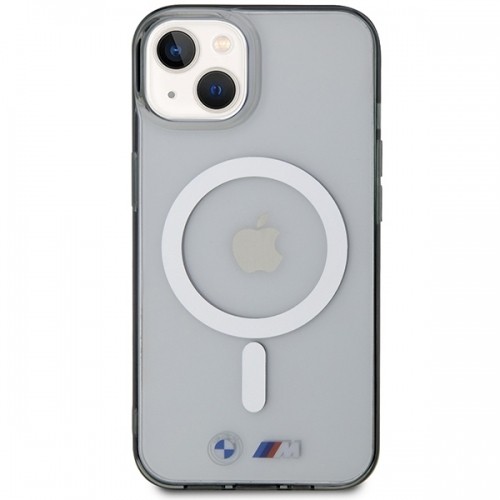Etui BMW BMHMP14MHCRS iPhone 14 Plus 6.7" transparent hardcase Silver Ring MagSafe image 3