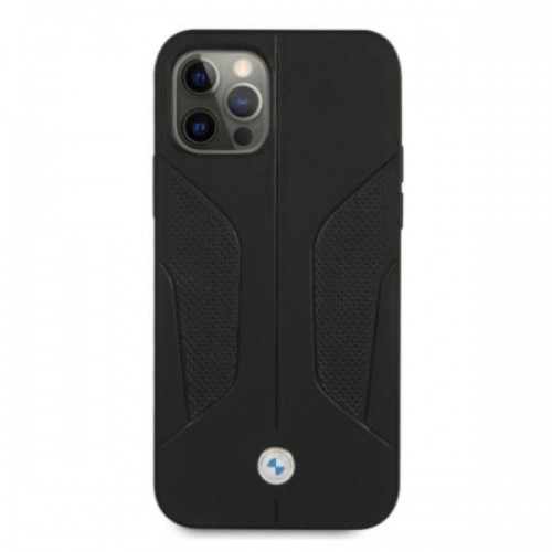 Etui BMW BMHCP12MRSCSK iPhone 12|12 Pro 6,1" czarny|black hardcase Leather Perforate Sides image 3