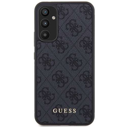 Guess GUHCSA34G4GFGR A34 5G A346 szary|grey hard case 4G Metal Gold Logo image 3