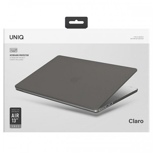 UNIQ etui Claro MacBook Air 13 (2022) szary|smoke grey image 3