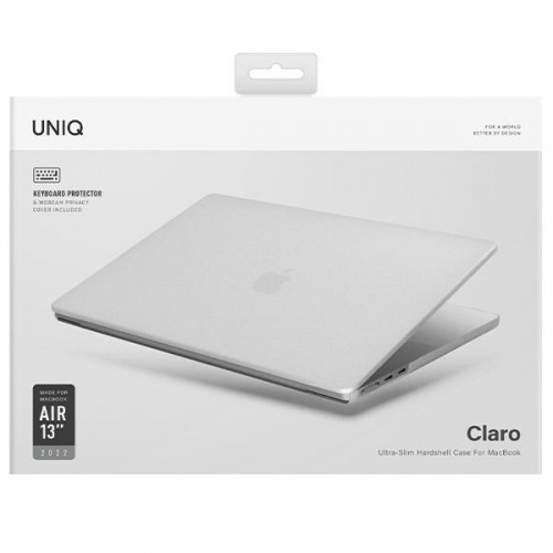 UNIQ etui Claro MacBook Air 13 (2022) przezroczysty|dove matte clear image 3