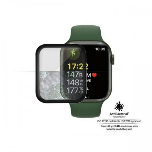 PanzerGlass Curved Apple Watch 7 41mm Antibacterial czarny|black image 3