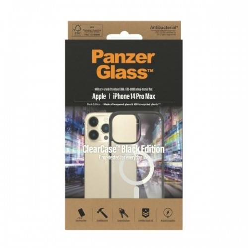 PanzerGlass ClearCase MagSafe iPhone 14 Pro Max 6,7" Antibacterial czarny|black 0416 image 3