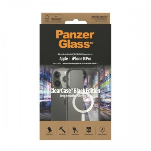 PanzerGlass ClearCase MagSafe iPhone 14 Pro 6,1" Antibacterial czarny|black 0414 image 3