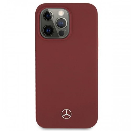 Mercedes MEHCP13XSILRE iPhone 13 Pro Max 6,7" czerwony|red hardcase Silicone Line image 3