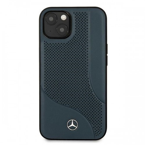 Mercedes MEHCP13SCDONA iPhone 13 mini 5,4" granatowy|navy hardcase Leather Perforated Area image 3