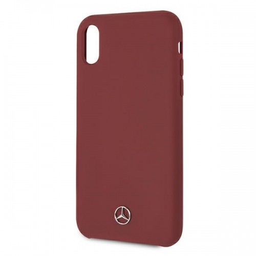 Mercedes MEHCI61SILRE iPhone Xr czerwony|red hardcase Silicone Line image 3