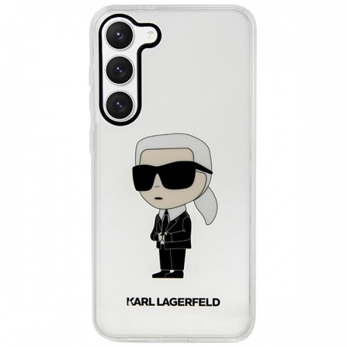 Karl Lagerfeld KLHCS23SHNIKTCT S23 S911 transparent hardcase Ikonik Karl Lagerfeld image 3