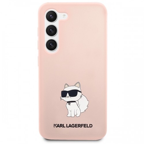 Karl Lagerfeld KLHCS23MSNCHBCP S23+ S916 hardcase różowy|pink Silicone Choupette image 3