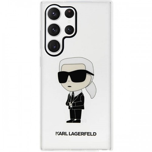 Karl Lagerfeld KLHCS23LHNIKTCT S23 Ultra S918 transparent hardcase Ikonik Karl Lagerfeld image 3