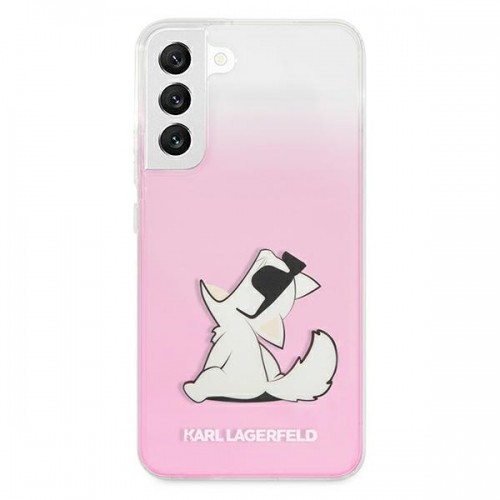 Karl Lagerfeld KLHCS22MCFNRCPI S22+ S906 hardcase różowy|pink Choupette Eat image 3