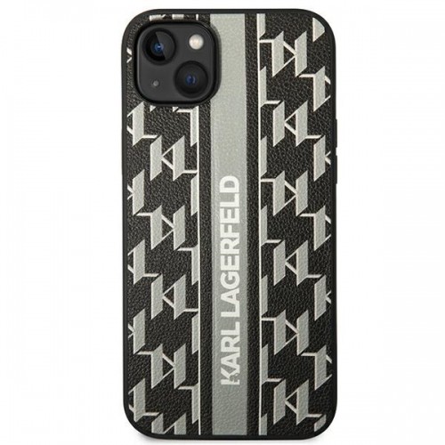 Karl Lagerfeld KLHCP14SPGKLSKG iPhone 14 6,1" hardcase szary|grey Monogram Stripe image 3