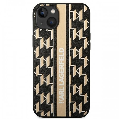 Karl Lagerfeld KLHCP14MPGKLSKW iPhone 14 Plus 6,7" hardcase brązowy|brown Monogram Stripe image 3