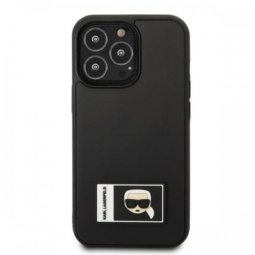 Karl Lagerfeld KLHCP13X3DKPK iPhone 13 Pro Max 6,7" czarny|black hardcase Ikonik Patch image 3