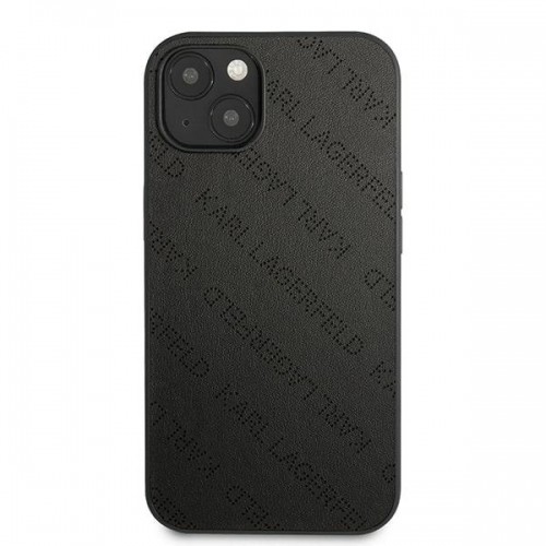 Karl Lagerfeld KLHCP13SPTLK iPhone 13 mini 5,4" hardcase czarny|black Perforated Allover image 3