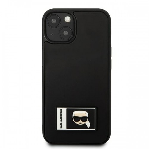 Karl Lagerfeld KLHCP13S3DKPK iPhone 13 mini 5,4" czarny|black hardcase Ikonik Patch image 3