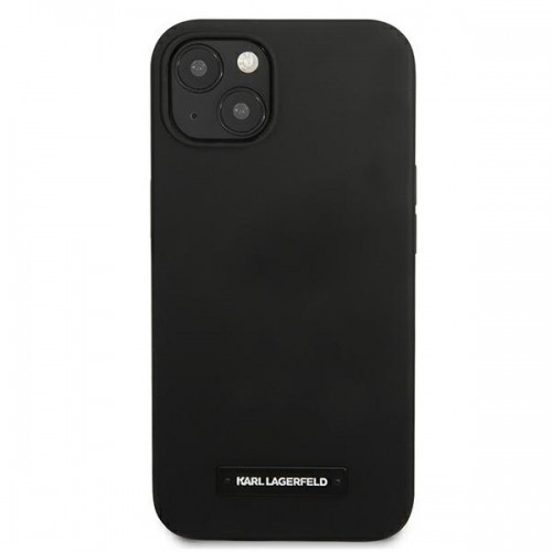 Karl Lagerfeld KLHCP13MSLMP1K iPhone 13 6,1" hardcase czarny|black Silicone Plaque image 3