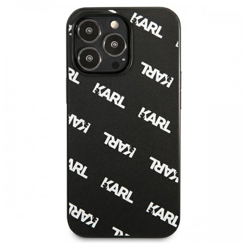 Karl Lagerfeld KLHCP13LPULMBK3 iPhone 13 Pro | 13 6,1" hardcase czarny|black Allover image 3