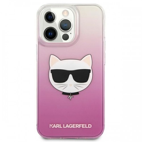 Karl Lagerfeld KLHCP13LCTRP iPhone 13 Pro | 13 6,1" hardcase różowy|pink Choupette Head image 3