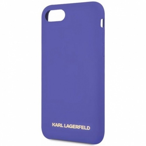 Karl Lagerfeld KLHCI8SLVOG iPhone 7|8 SE 2020 | SE 2022 hardcase fioletowy|purple Silicone image 3