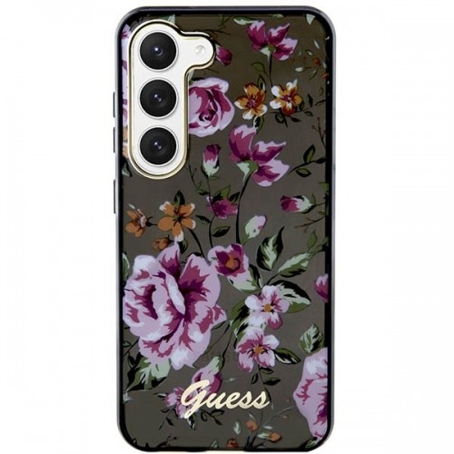 Guess GUHCS23MHCFWSK S23+ S916 czarny|black hardcase Flower Collection image 3