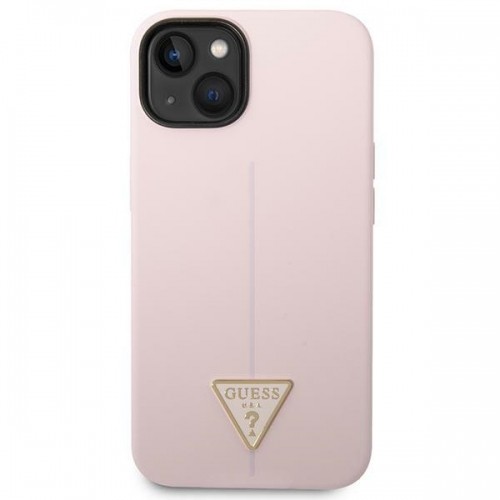 Guess GUHCP14MSLTGU iPhone 14 Plus 6,7" fioletowy|purple hardcase Silicone Triangle image 3