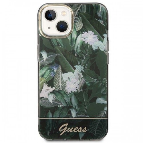 Guess GUHCP14MHGJGHA iPhone 14 Plus 6,7" zielony|green hardcase Jungle Collection image 3