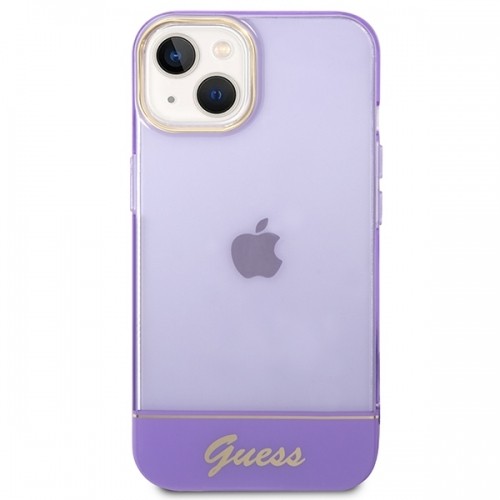 Guess GUHCP14MHGCOU iPhone 14 Plus 6,7" fioletowy|purple hardcase Translucent image 3