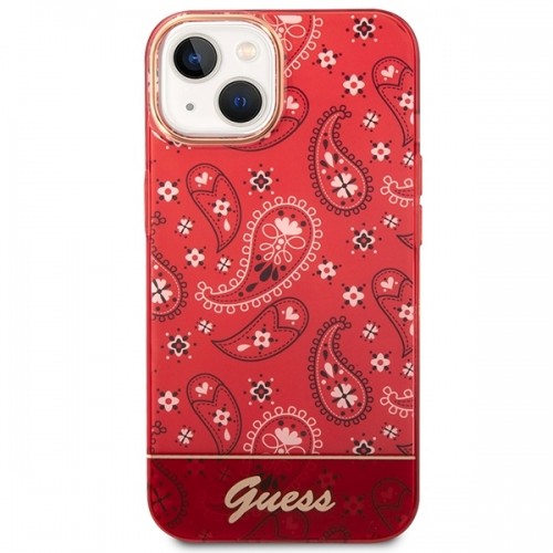 Guess GUHCP14MHGBNHR iPhone 14 Plus 6,7" czerwony|red hardcase Bandana Paisley image 3