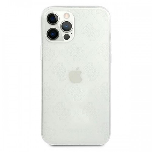 Guess GUHCP12M3D4GTR iPhone 12|12 Pro 6,1" transparent hardcase 4G 3D Pattern Collection image 3