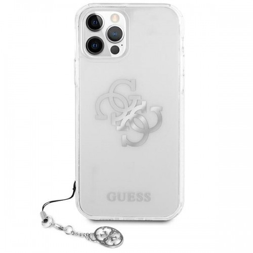 Guess GUHCP12LKS4GSI iPhone 12 Pro Max 6,7" Transparent hardcase 4G Silver Charms Collection image 3