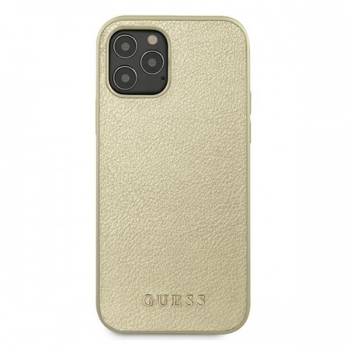 Guess GUHCP12LIGLGO iPhone 12 Pro Max 6,7" złoty|gold hardcase Iridescent image 3