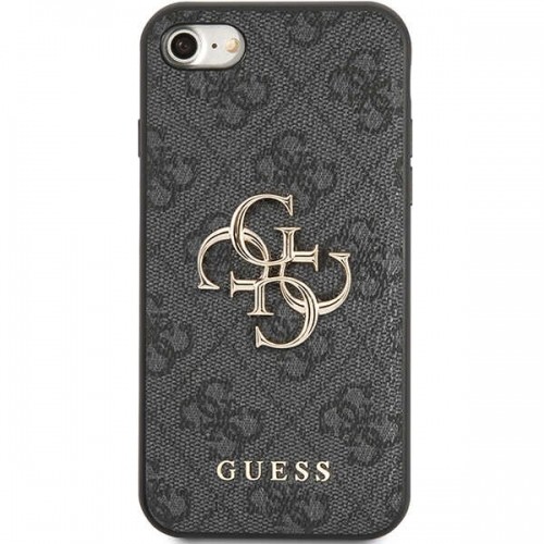 Guess GUHCI84GMGGR iPhone 7|8|SE 2020 | SE 2022 szary|grey hardcase 4G Big Metal Logo image 3