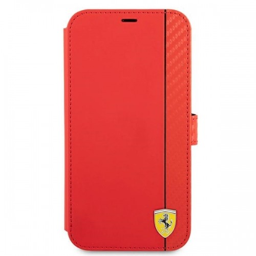 Ferrari FESAXFLBKP13XRE iPhone 13 Pro Max czerwony|red book On Track Carbon Stripe image 3