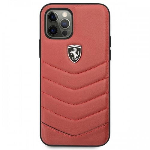 Ferrari FEHQUHCP12MRE iPhone 12|12 Pro czerwony|red hardcase Off Track Quilted image 3