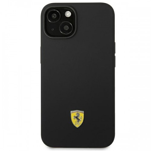 Ferrari FEHCP14MSIBBK iPhone 14 Plus 6,7" czarny|black hardcase Silicone Metal Logo image 3