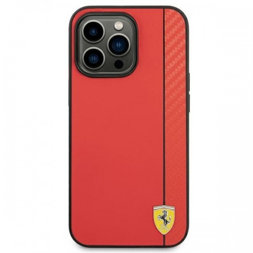 Ferrari FEHCP14LAXRE iPhone 14 Pro 6,1" czerwony|red hardcase Carbon image 3