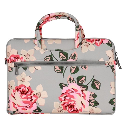 OEM Wonder Briefcase Laptop 15-16 inches grey and roses image 3