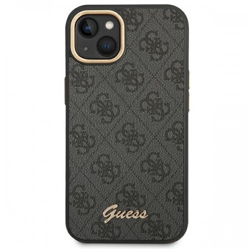 Guess PC|TPU 4G Metal Camera Outline Case for iPhone 14 Black image 3