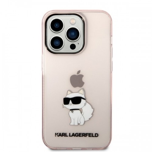 Karl Lagerfeld IML Choupette NFT Case for iPhone 14 Pro Pink image 3