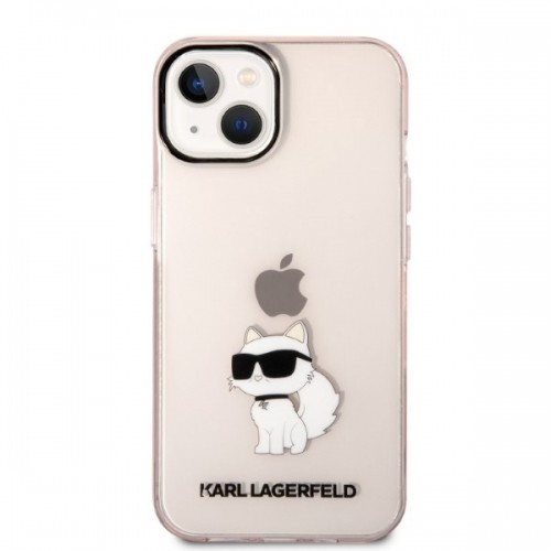 Karl Lagerfeld IML Choupette NFT Case for iPhone 14 Pink image 3